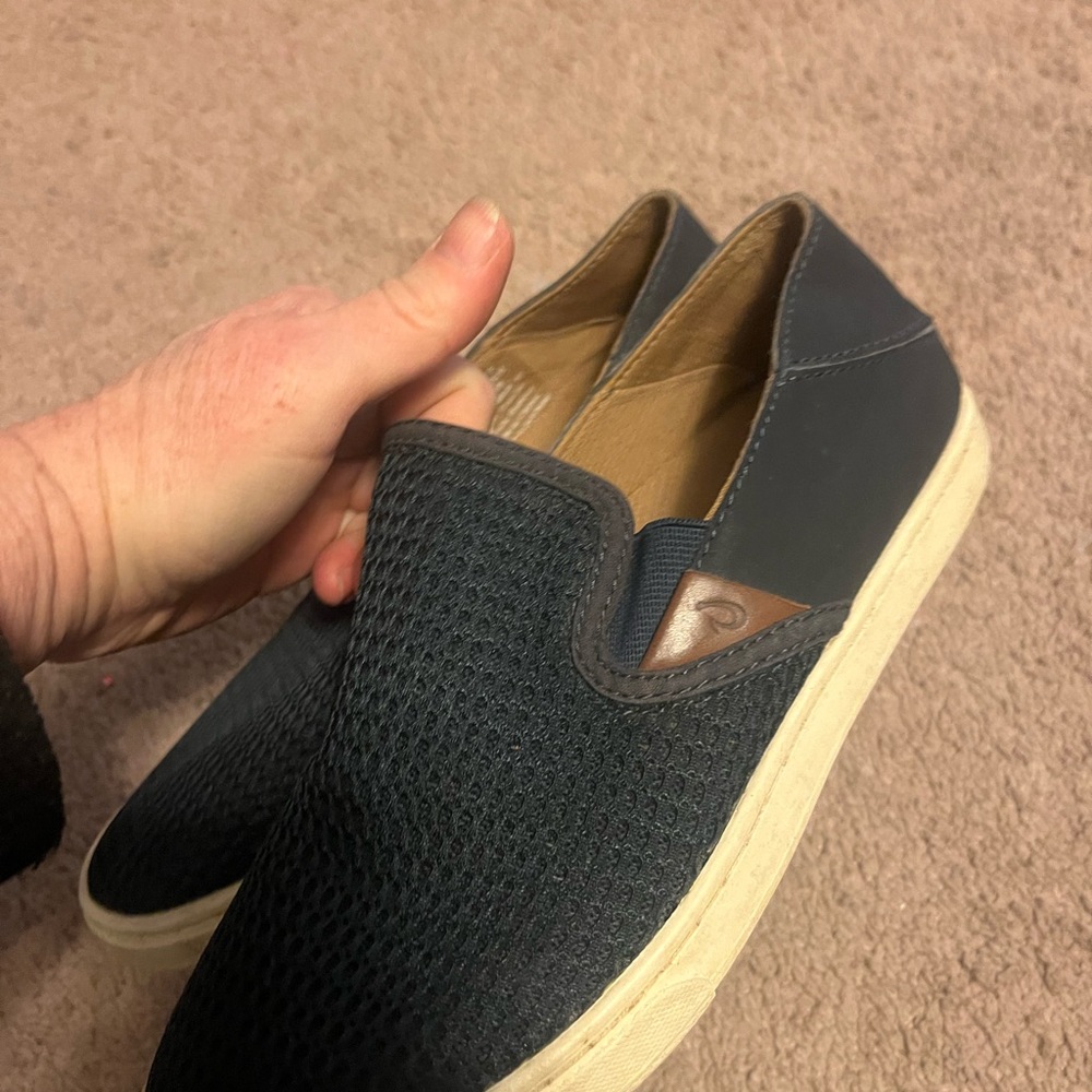 Women navy blue  Slip-On Sneakers